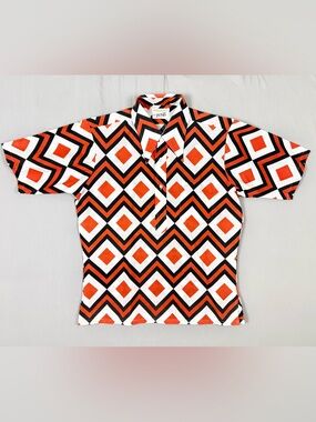 Vintage 70s Manhattan Short Sleeve Disco Shirt Men’s M